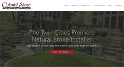 Desktop Screenshot of colonialstone.com
